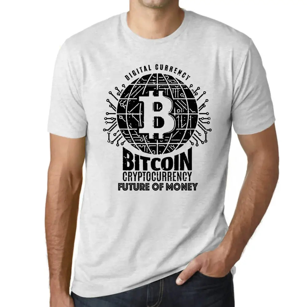 Men's Graphic T-Shirt Bitcoin Future Of Money Hodl Btc Crypto Eco-Friendly Limited Edition Short Sleeve Tee-Shirt Vintage Birthday Gift Novelty