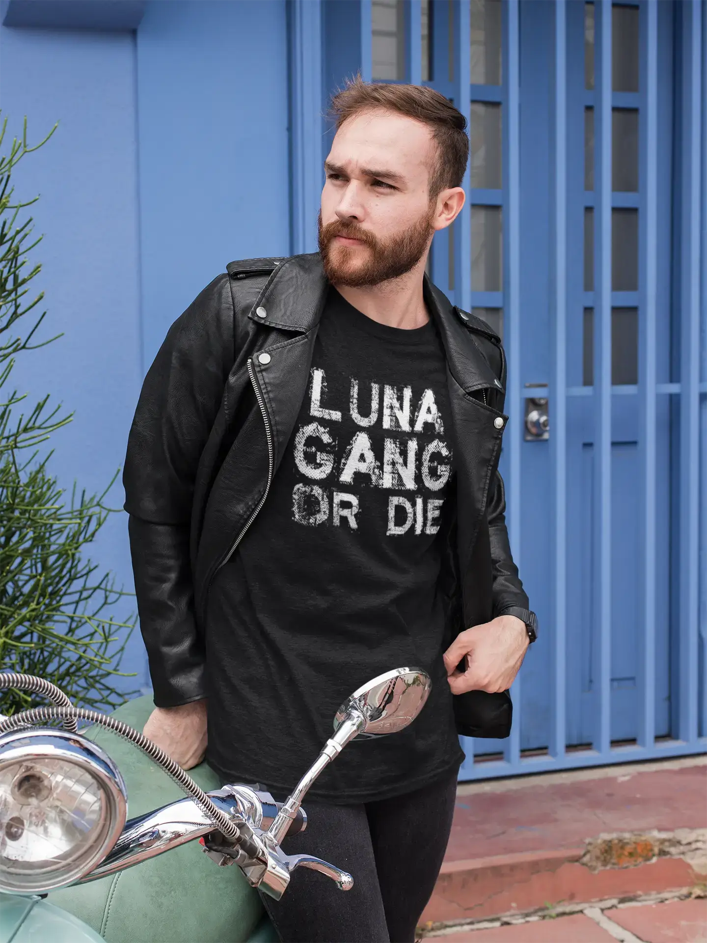 LUNA Family Gang Tshirt, Men's Tshirt, Black Tshirt, Gift T-shirt 00033