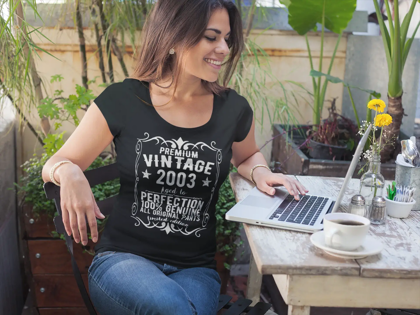 2003 Vintage Year Tshirt t Shirt Anniversaire Cadeau Tshirt