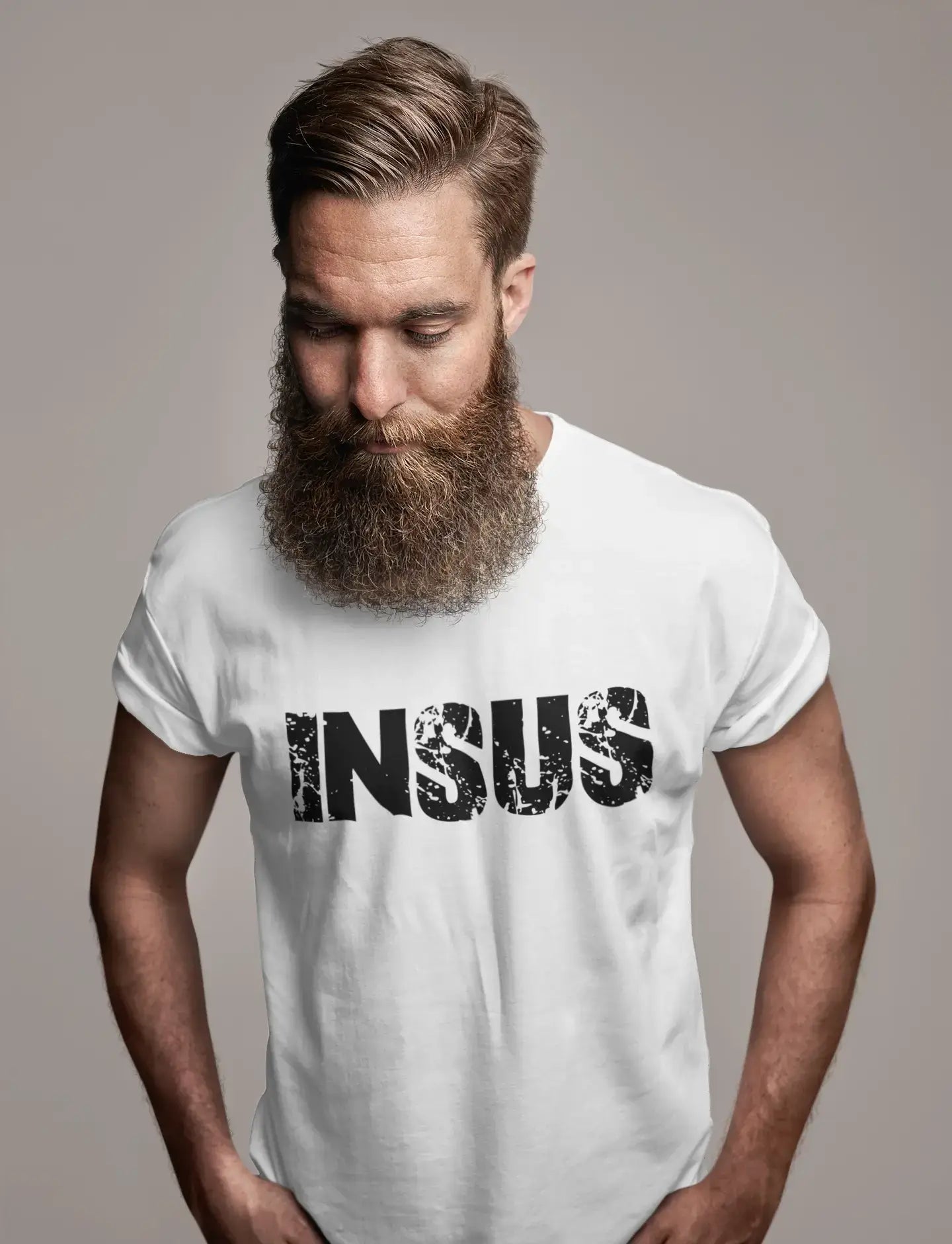 Homme T Shirt Graphique Imprimé Vintage Tee Insus