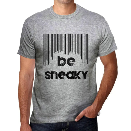 Men's Graphic T-Shirt Barcode Be Sneaky Eco-Friendly Limited Edition Short Sleeve Tee-Shirt Vintage Birthday Gift Novelty