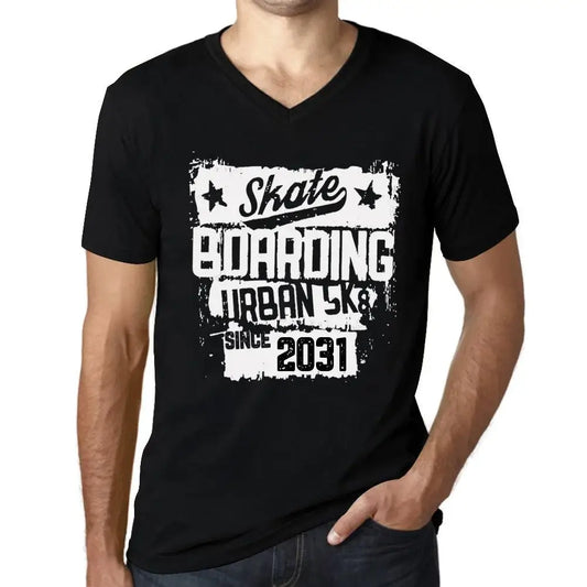 Men's Graphic T-Shirt V Neck Urban Skateboard Since 2031