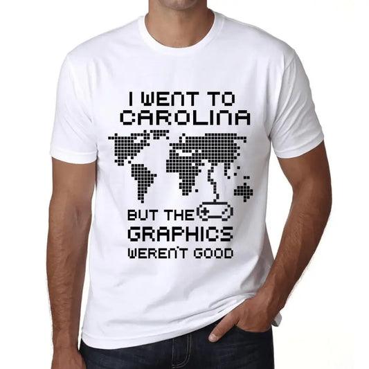 Men's Graphic T-Shirt I Went To Carolina But The Graphics Weren’t Good Eco-Friendly Limited Edition Short Sleeve Tee-Shirt Vintage Birthday Gift Novelty