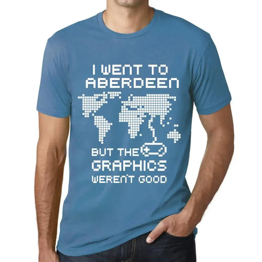 Men's Graphic T-Shirt I Went To Aberdeen But The Graphics Weren’t Good Eco-Friendly Limited Edition Short Sleeve Tee-Shirt Vintage Birthday Gift Novelty