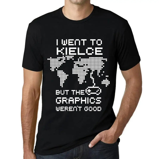 Men's Graphic T-Shirt I Went To Kielce But The Graphics Weren’t Good Eco-Friendly Limited Edition Short Sleeve Tee-Shirt Vintage Birthday Gift Novelty