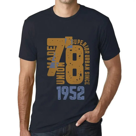 Men's Graphic T-Shirt Superior Urban Style Since 1952 72nd Birthday Anniversary 72 Year Old Gift 1952 Vintage Eco-Friendly Short Sleeve Novelty Tee