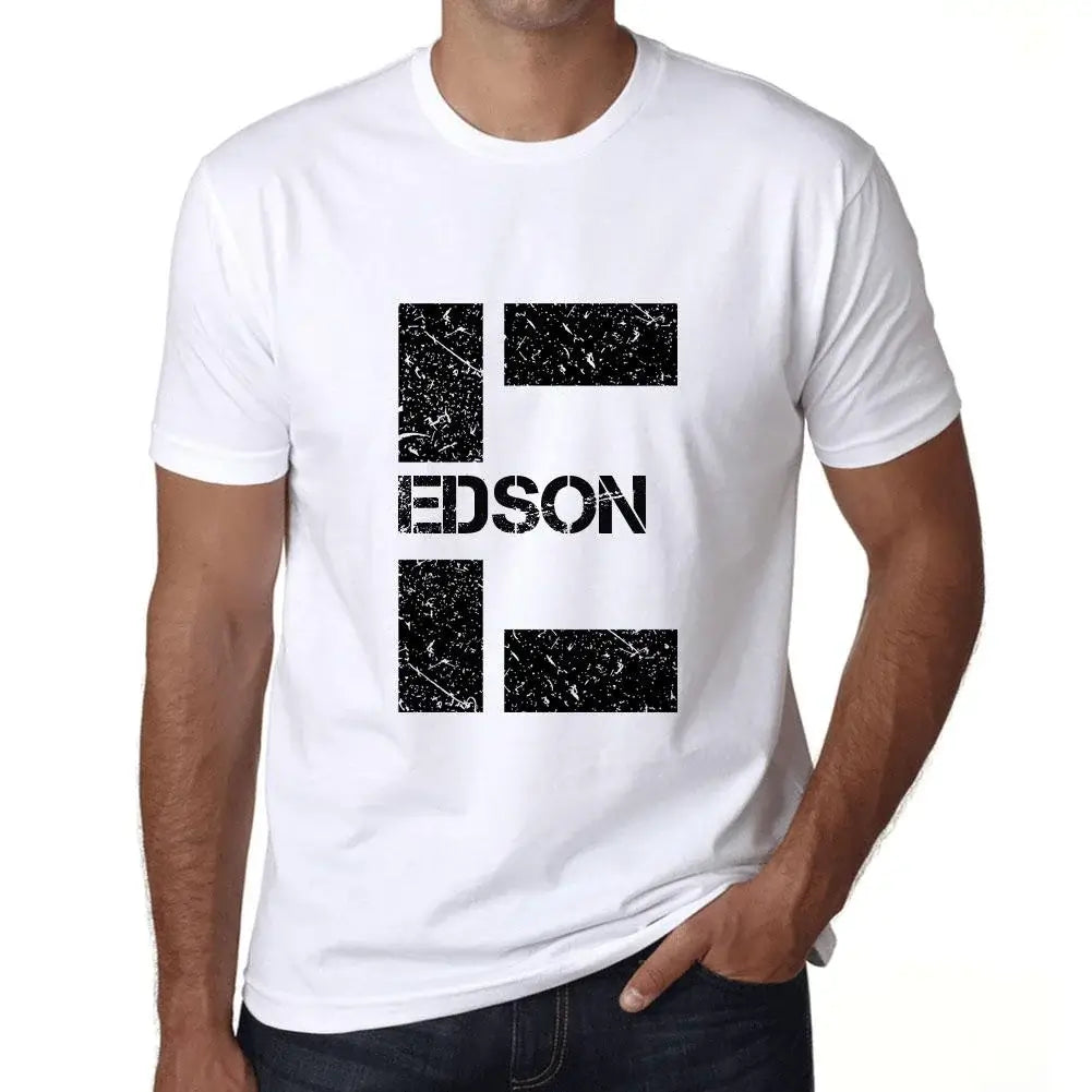 Men's Graphic T-Shirt Edson Eco-Friendly Limited Edition Short Sleeve Tee-Shirt Vintage Birthday Gift Novelty
