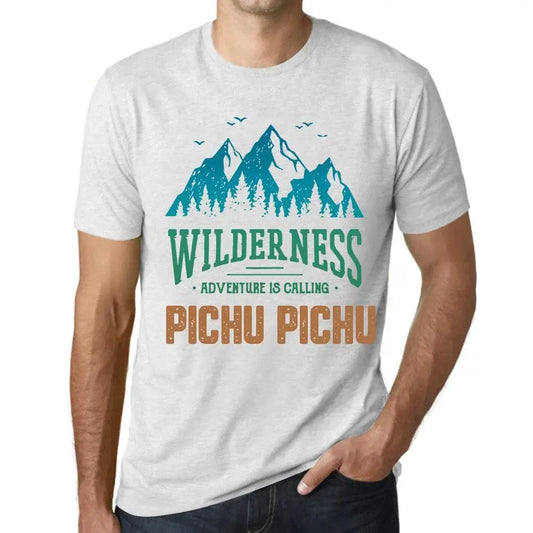 Men's Graphic T-Shirt Wilderness, Adventure Is Calling Pichu Pichu Eco-Friendly Limited Edition Short Sleeve Tee-Shirt Vintage Birthday Gift Novelty