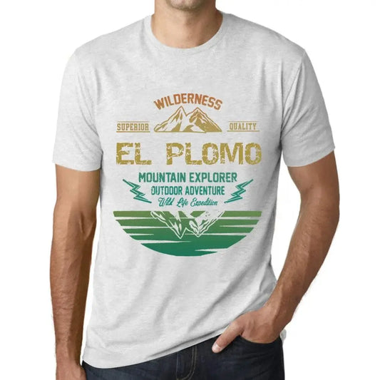 Men's Graphic T-Shirt Outdoor Adventure, Wilderness, Mountain Explorer El Plomo Eco-Friendly Limited Edition Short Sleeve Tee-Shirt Vintage Birthday Gift Novelty