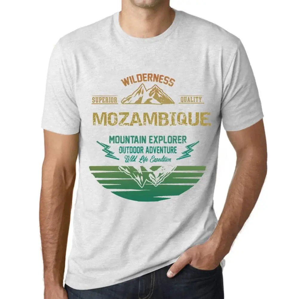 Men's Graphic T-Shirt Outdoor Adventure, Wilderness, Mountain Explorer Mozambique Eco-Friendly Limited Edition Short Sleeve Tee-Shirt Vintage Birthday Gift Novelty