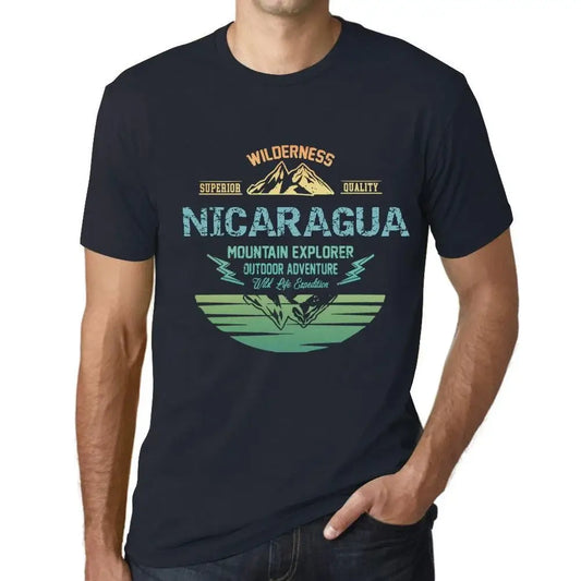 Men's Graphic T-Shirt Outdoor Adventure, Wilderness, Mountain Explorer Nicaragua Eco-Friendly Limited Edition Short Sleeve Tee-Shirt Vintage Birthday Gift Novelty