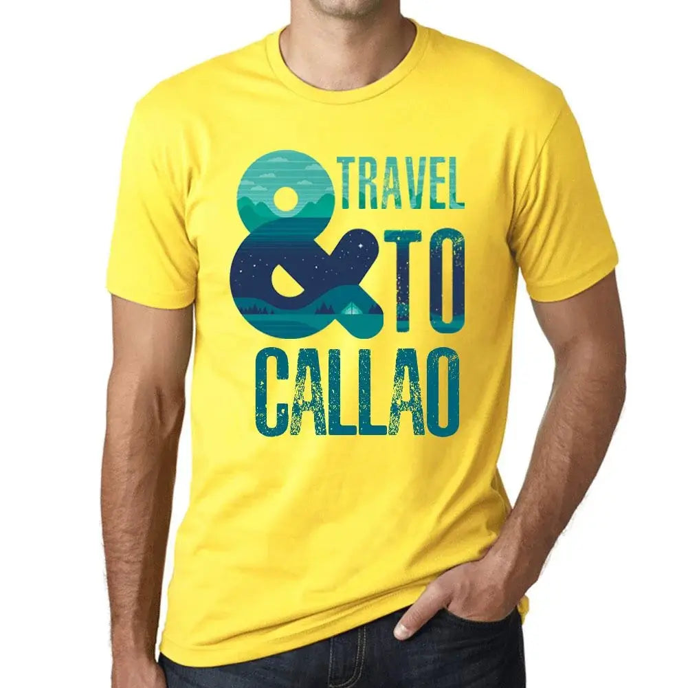 Men's Graphic T-Shirt And Travel To Callao Eco-Friendly Limited Edition Short Sleeve Tee-Shirt Vintage Birthday Gift Novelty