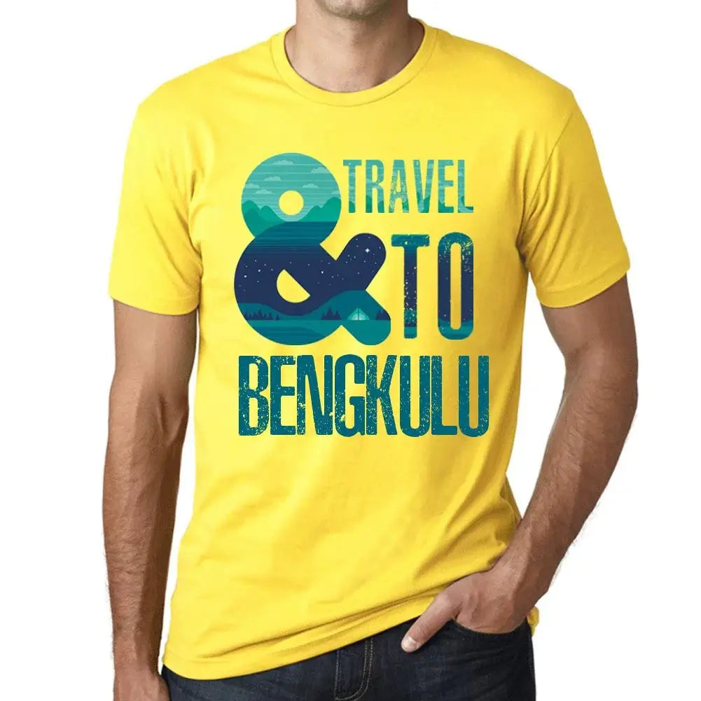 Men's Graphic T-Shirt And Travel To Bengkulu Eco-Friendly Limited Edition Short Sleeve Tee-Shirt Vintage Birthday Gift Novelty