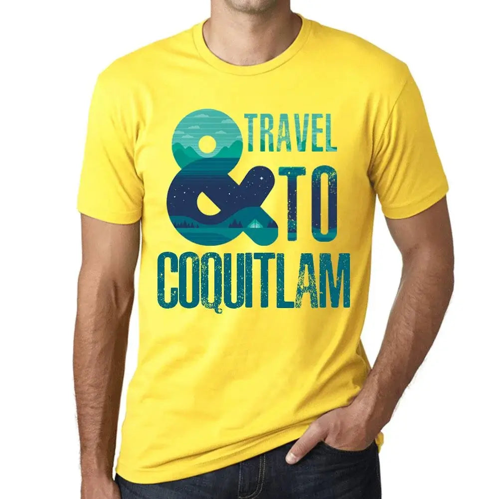 Men's Graphic T-Shirt And Travel To Coquitlam Eco-Friendly Limited Edition Short Sleeve Tee-Shirt Vintage Birthday Gift Novelty