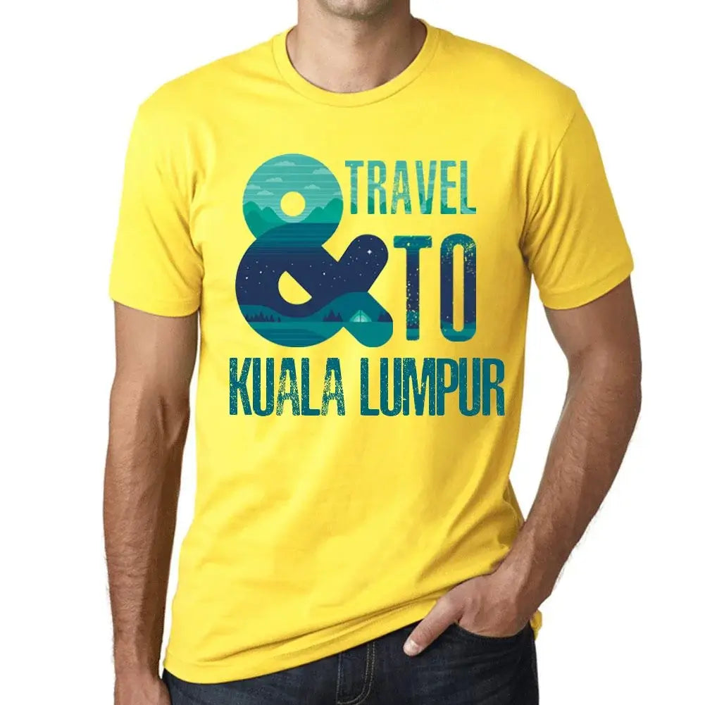 Men's Graphic T-Shirt And Travel To Kuala Lumpur Eco-Friendly Limited Edition Short Sleeve Tee-Shirt Vintage Birthday Gift Novelty