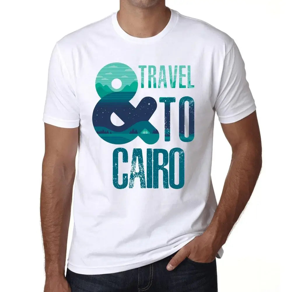 Men's Graphic T-Shirt And Travel To Cairo Eco-Friendly Limited Edition Short Sleeve Tee-Shirt Vintage Birthday Gift Novelty