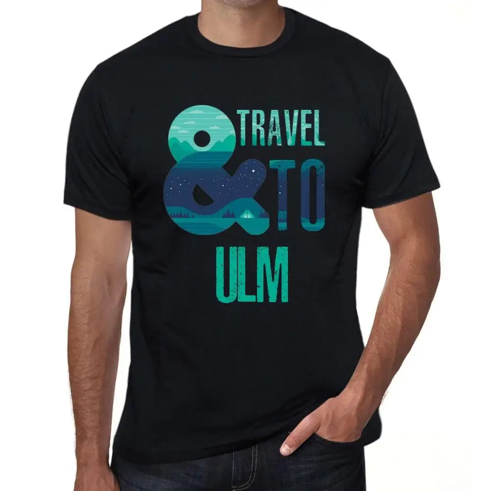 Men's Graphic T-Shirt And Travel To Ulm Eco-Friendly Limited Edition Short Sleeve Tee-Shirt Vintage Birthday Gift Novelty