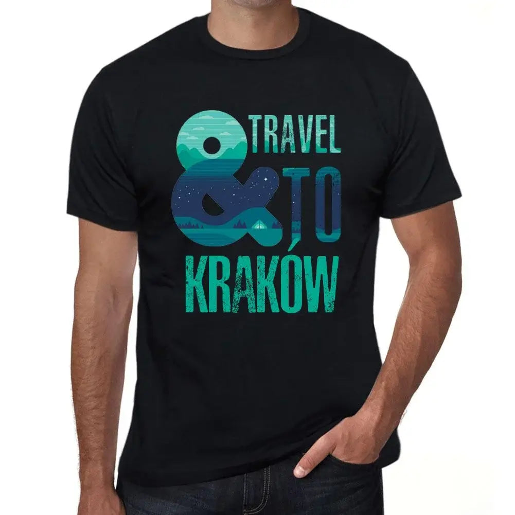 Men's Graphic T-Shirt And Travel To Kraków Eco-Friendly Limited Edition Short Sleeve Tee-Shirt Vintage Birthday Gift Novelty