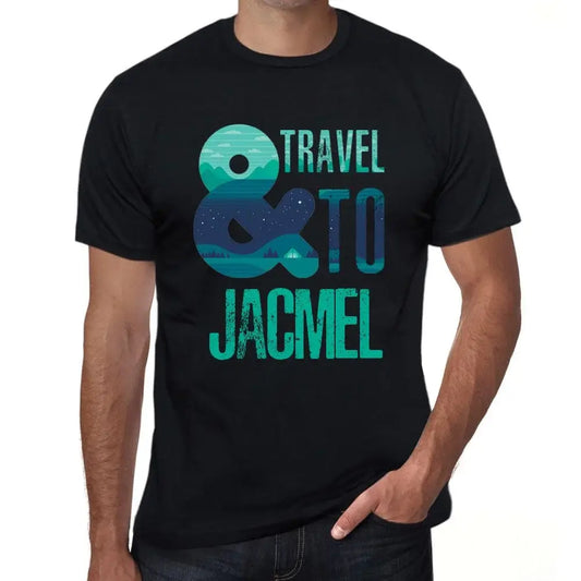 Men's Graphic T-Shirt And Travel To Jacmel Eco-Friendly Limited Edition Short Sleeve Tee-Shirt Vintage Birthday Gift Novelty
