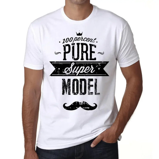 Men's Graphic T-Shirt 100% Pure Super Model Eco-Friendly Limited Edition Short Sleeve Tee-Shirt Vintage Birthday Gift Novelty