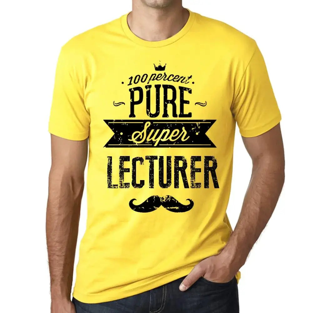 Men's Graphic T-Shirt 100% Pure Super Lecturer Eco-Friendly Limited Edition Short Sleeve Tee-Shirt Vintage Birthday Gift Novelty