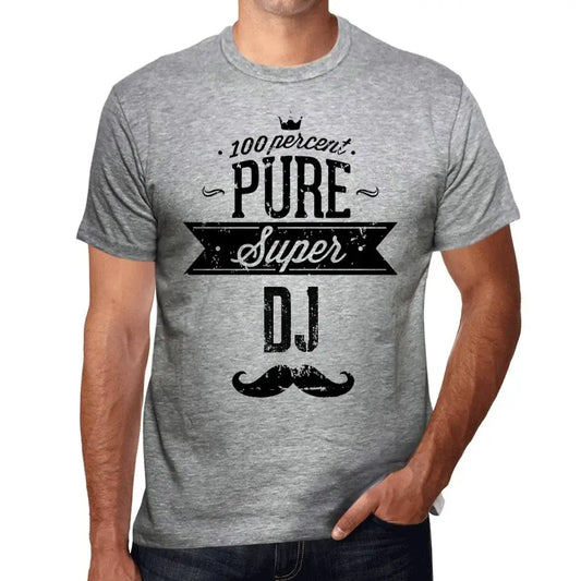 Men's Graphic T-Shirt 100% Pure Super Dj Eco-Friendly Limited Edition Short Sleeve Tee-Shirt Vintage Birthday Gift Novelty