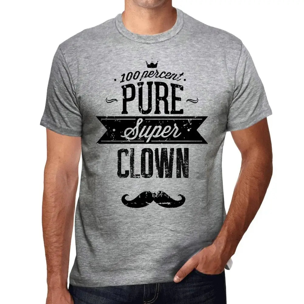 Men's Graphic T-Shirt 100% Pure Super Clown Eco-Friendly Limited Edition Short Sleeve Tee-Shirt Vintage Birthday Gift Novelty