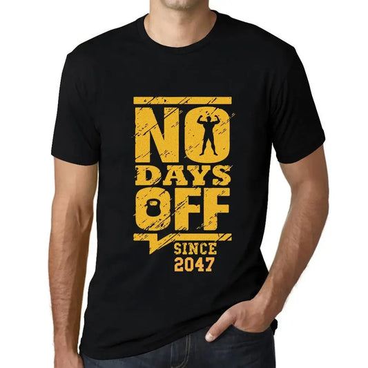 Men's Graphic T-Shirt No Days Off Since 2047