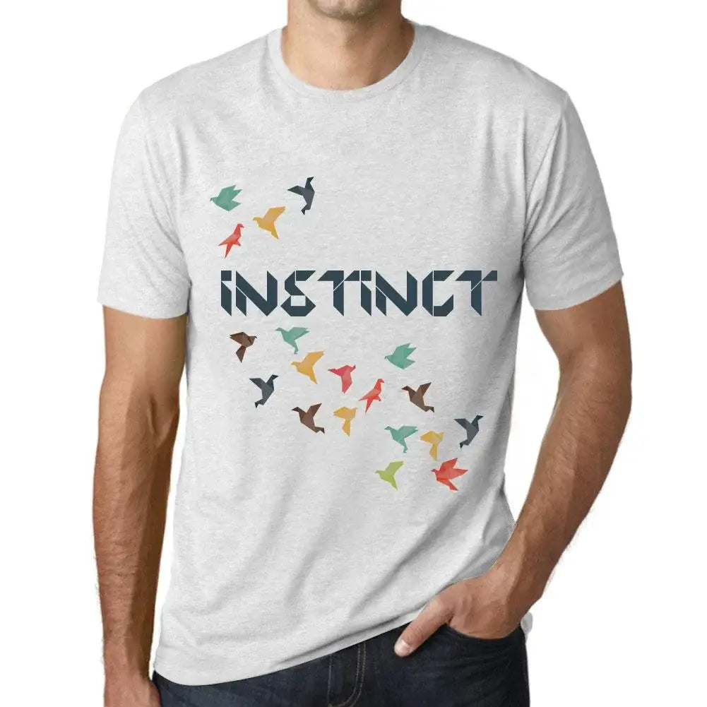 Men's Graphic T-Shirt Origami Instinct Eco-Friendly Limited Edition Short Sleeve Tee-Shirt Vintage Birthday Gift Novelty