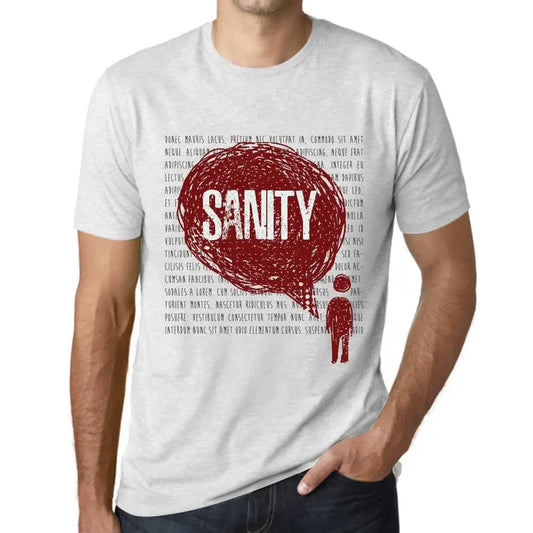 Men's Graphic T-Shirt Thoughts Sanity Eco-Friendly Limited Edition Short Sleeve Tee-Shirt Vintage Birthday Gift Novelty