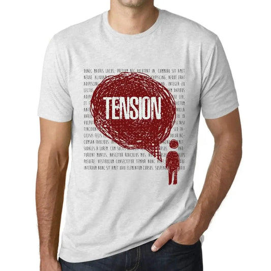 Men's Graphic T-Shirt Thoughts Tension Eco-Friendly Limited Edition Short Sleeve Tee-Shirt Vintage Birthday Gift Novelty
