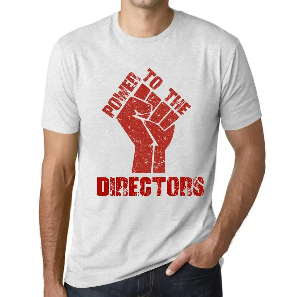 Men's Graphic T-Shirt Power To The Directors Eco-Friendly Limited Edition Short Sleeve Tee-Shirt Vintage Birthday Gift Novelty