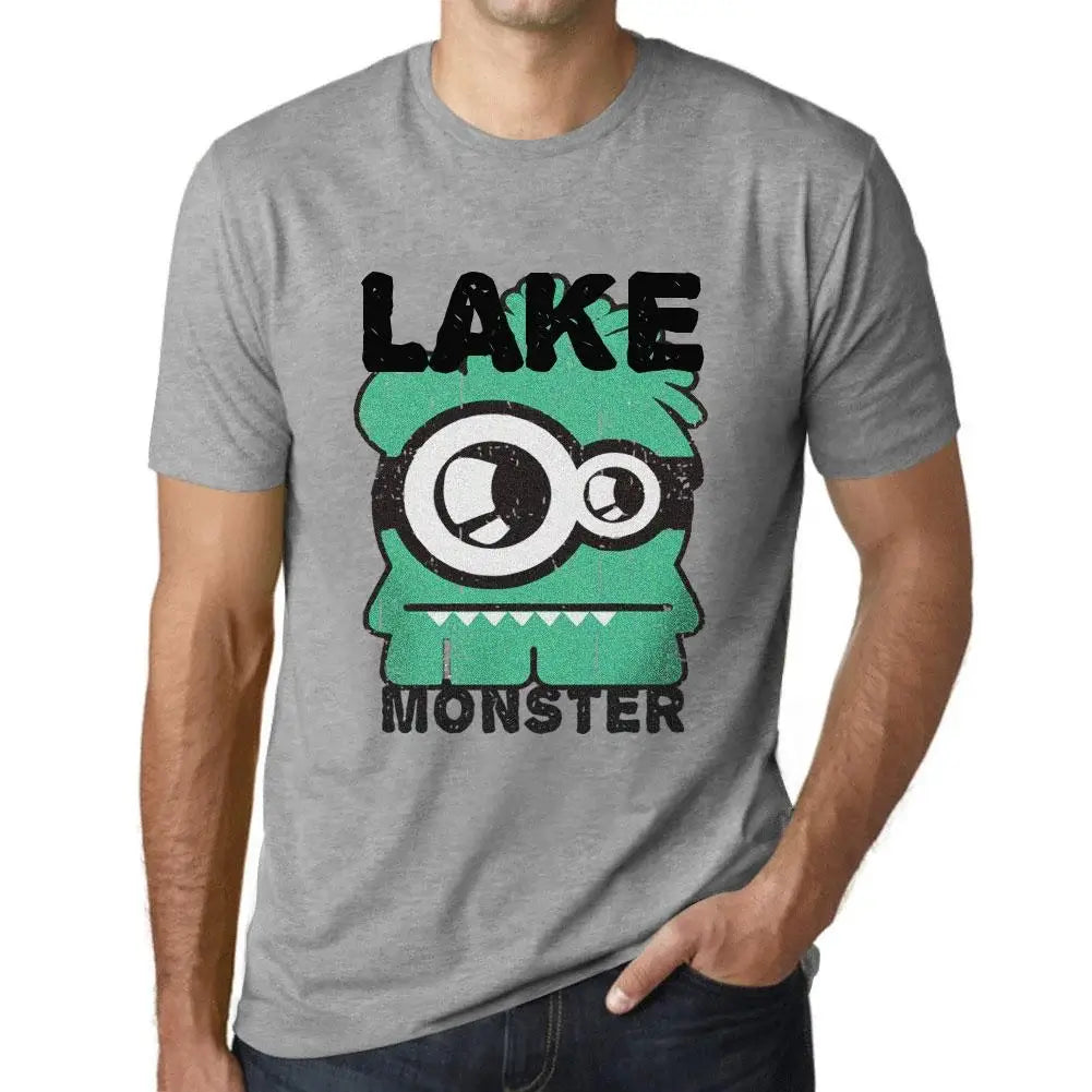 Men's Graphic T-Shirt Lake Monster Eco-Friendly Limited Edition Short Sleeve Tee-Shirt Vintage Birthday Gift Novelty