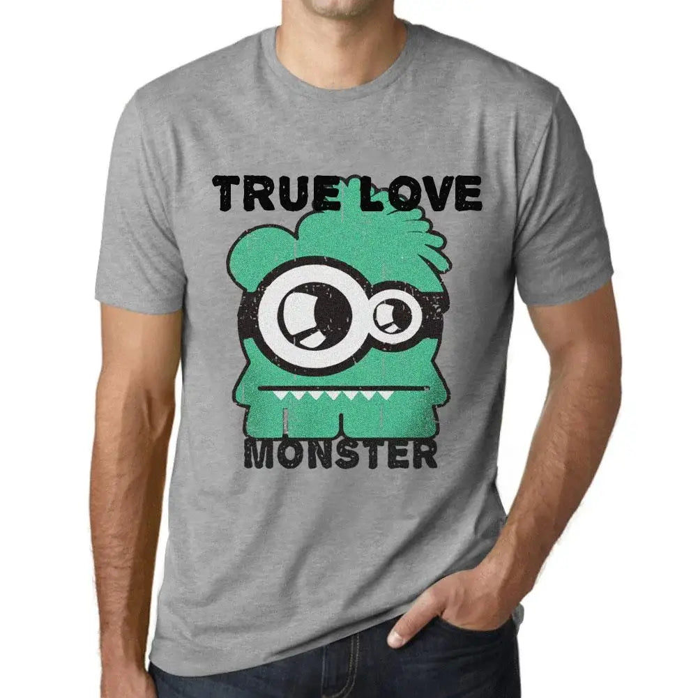 Men's Graphic T-Shirt True Love Monster Eco-Friendly Limited Edition Short Sleeve Tee-Shirt Vintage Birthday Gift Novelty