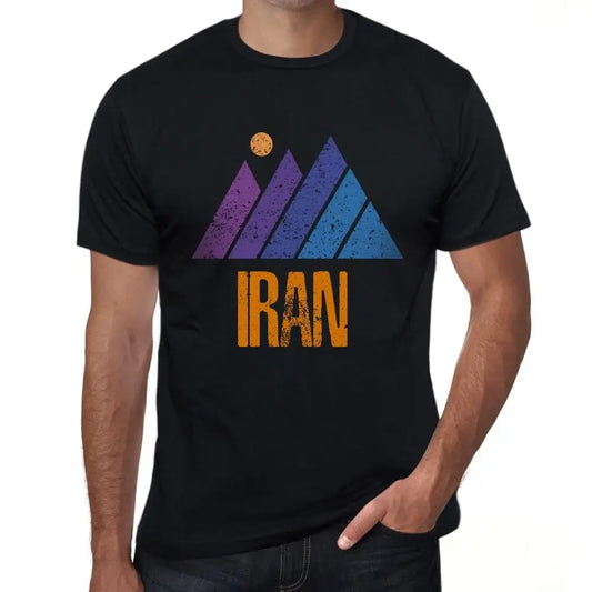 Men's Graphic T-Shirt Mountain Iran Eco-Friendly Limited Edition Short Sleeve Tee-Shirt Vintage Birthday Gift Novelty
