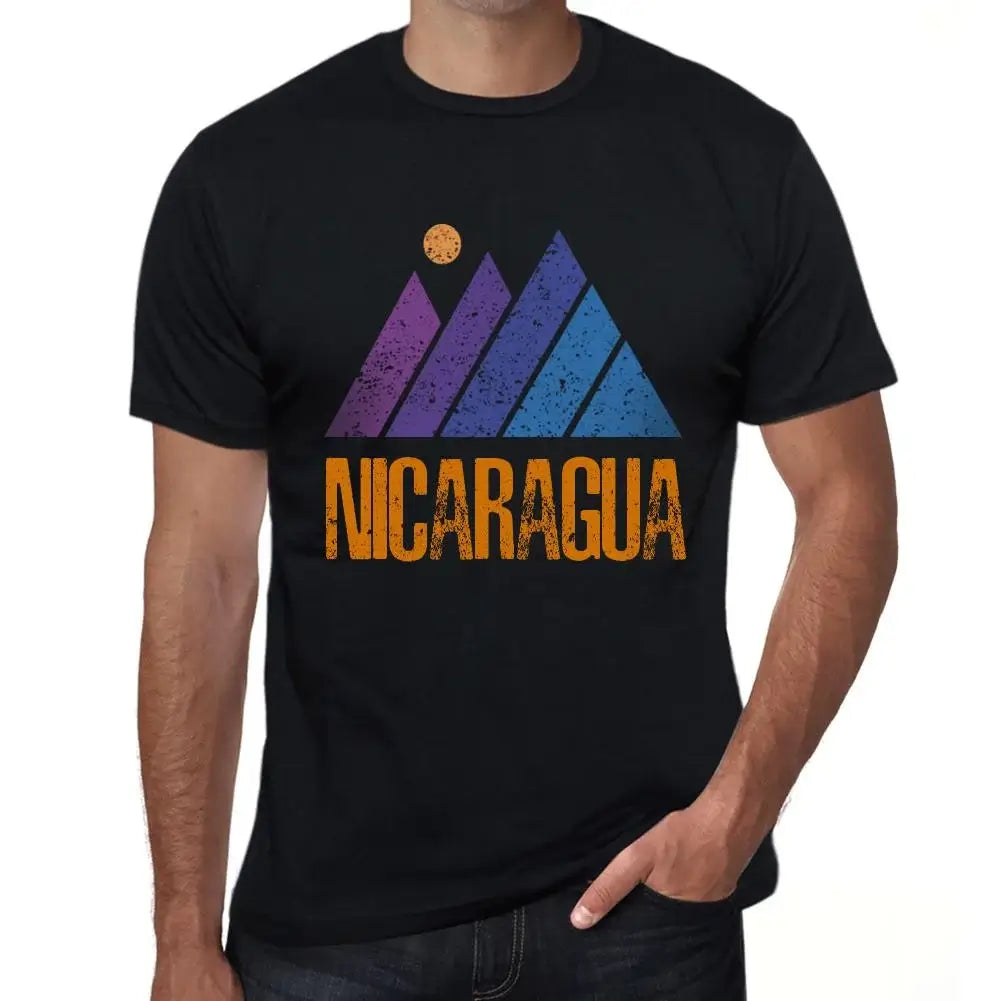 Men's Graphic T-Shirt Mountain Nicaragua Eco-Friendly Limited Edition Short Sleeve Tee-Shirt Vintage Birthday Gift Novelty