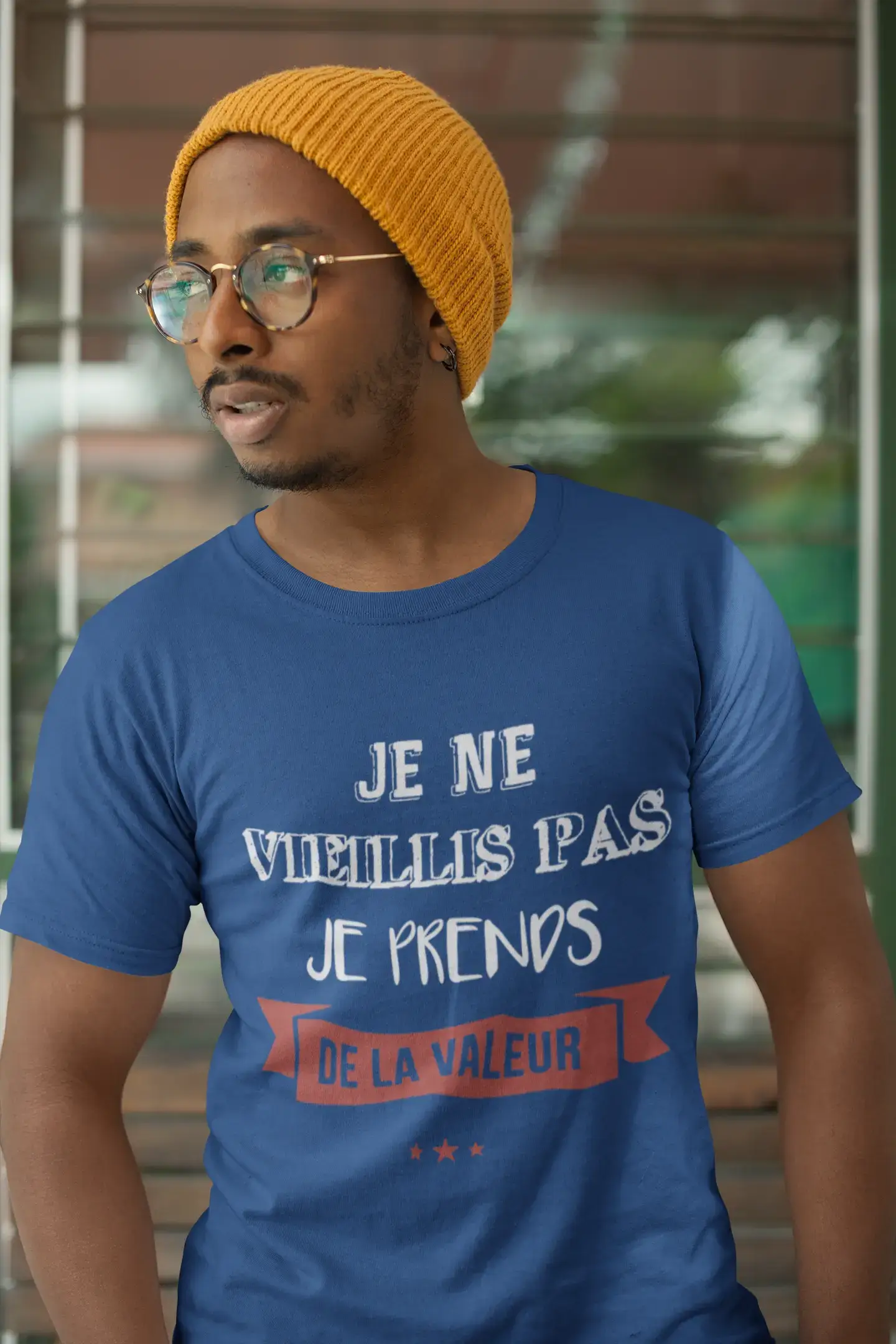 Homme T-shirt Graphique Je Vieillis Pas Je Prends De La Valeur Cadeau Imprimé Tee-Shirt