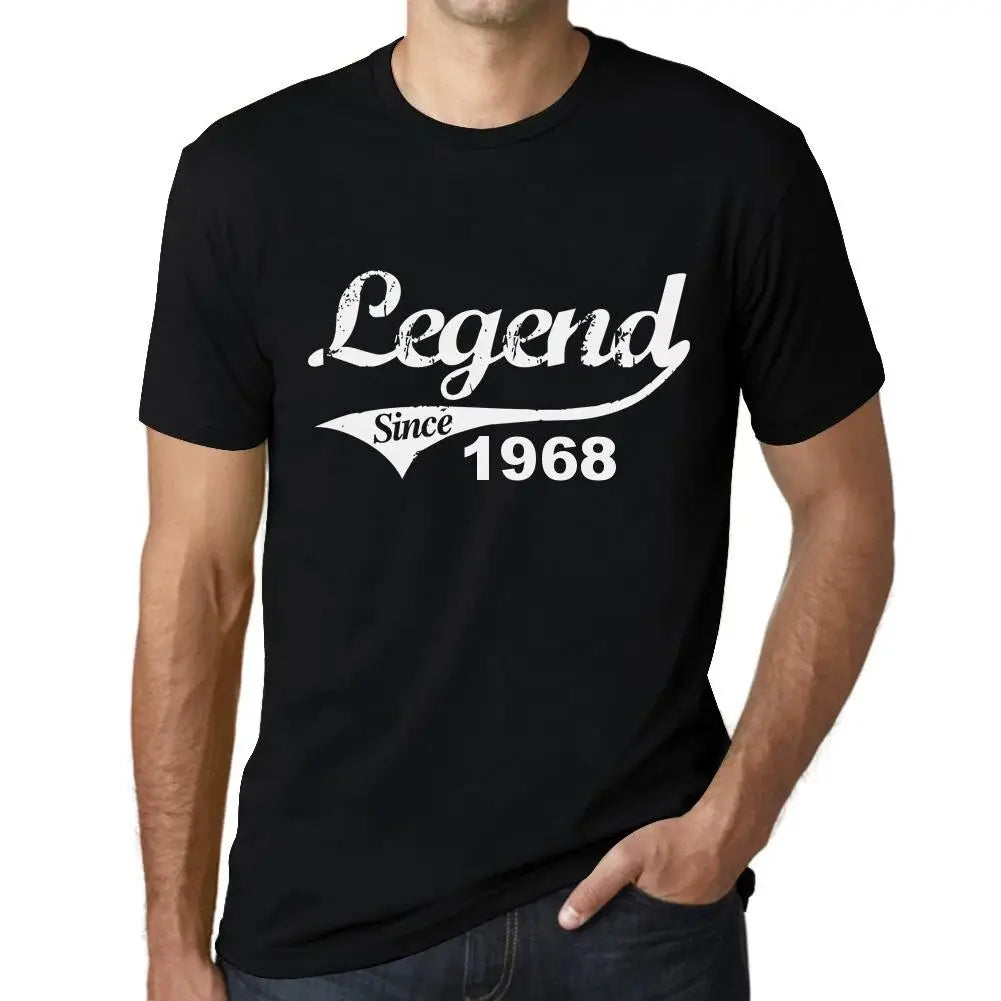 Men's Graphic T-Shirt Legend Since 1968 56th Birthday Anniversary 56 Year Old Gift 1968 Vintage Eco-Friendly Short Sleeve Novelty Tee