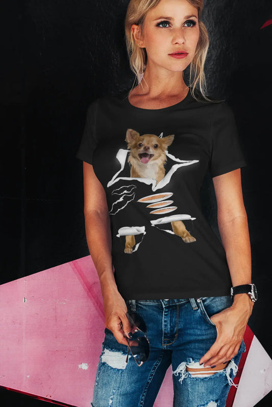 ULTRABASIC Women's Organic T-Shirt - Chihuahua - Funny Dog Shirt - Dog Clothes