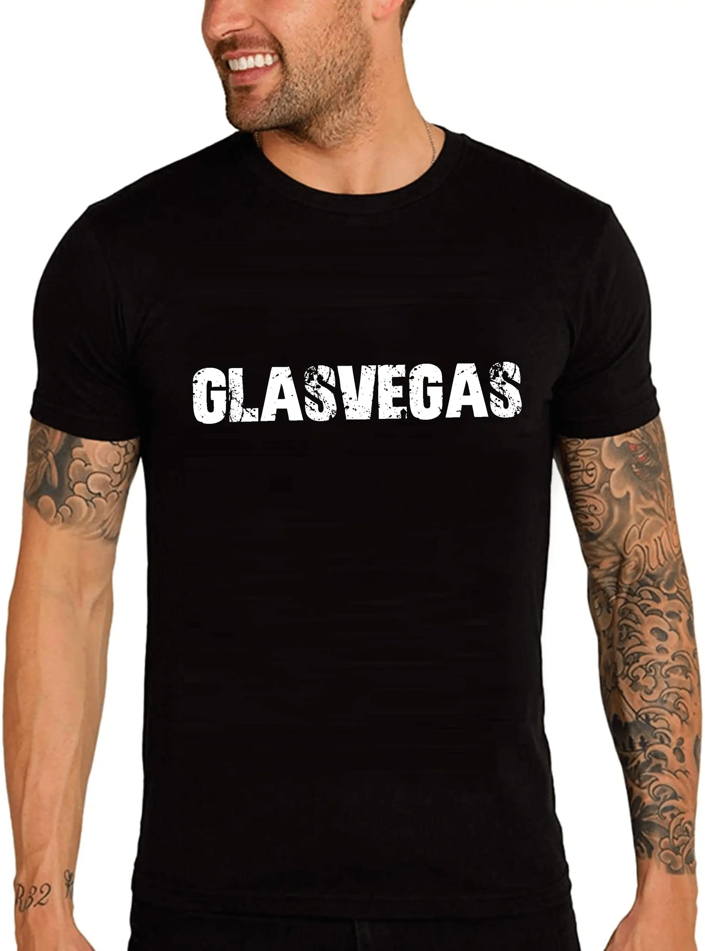 Men's Graphic T-Shirt Glasvegas Eco-Friendly Limited Edition Short Sleeve Tee-Shirt Vintage Birthday Gift Novelty