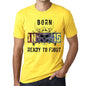 15, Ready to Fight, Men's T-shirt, Yellow, Birthday Gift 00391 - ultrabasic-com