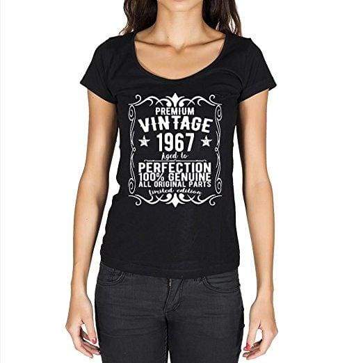 1967 premium vintage year Womens T shirt Black Birthday Gift 00492 - ultrabasic-com