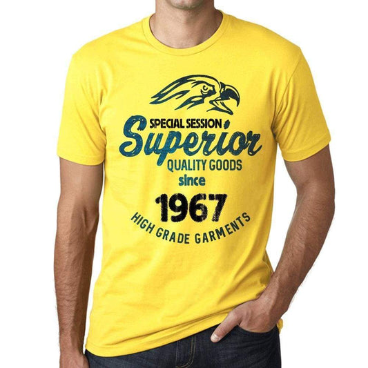 1967, Special Session Superior Since 1967 Mens T-shirt Yellow Birthday Gift 00526 - ultrabasic-com