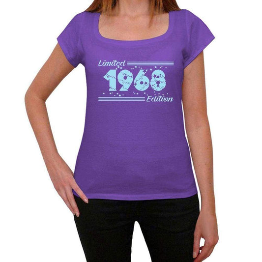 1968 Limited Edition Star Women's T-shirt, Purple, Birthday Gift 00385 - ultrabasic-com