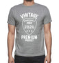 2026 Vintage Superior Grey Mens Short Sleeve Round Neck T-Shirt 00098 - Grey / S - Casual