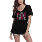 ULTRABASIC Women's T-Shirt Mom Love is Strong Love - Short Sleeve Tee Shirt Tops