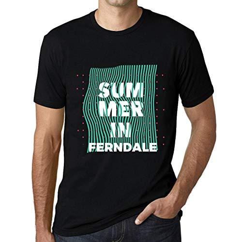 Ultrabasic - Homme Graphique Summer in Ferndale Noir Profond