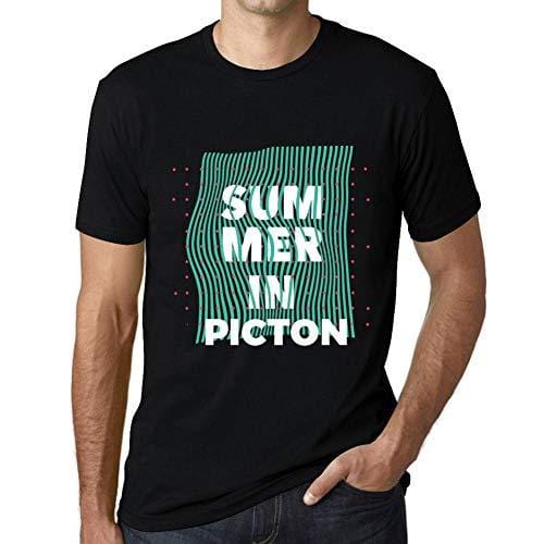 Ultrabasic - Homme Graphique Summer in Picton Noir Profond