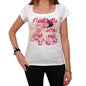 43 Newcastle City With Number Womens Short Sleeve Round White T-Shirt 00008 - White / Xs - Casual