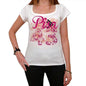 43 Pisa City With Number Womens Short Sleeve Round White T-Shirt 00008 - White / Xs - Casual
